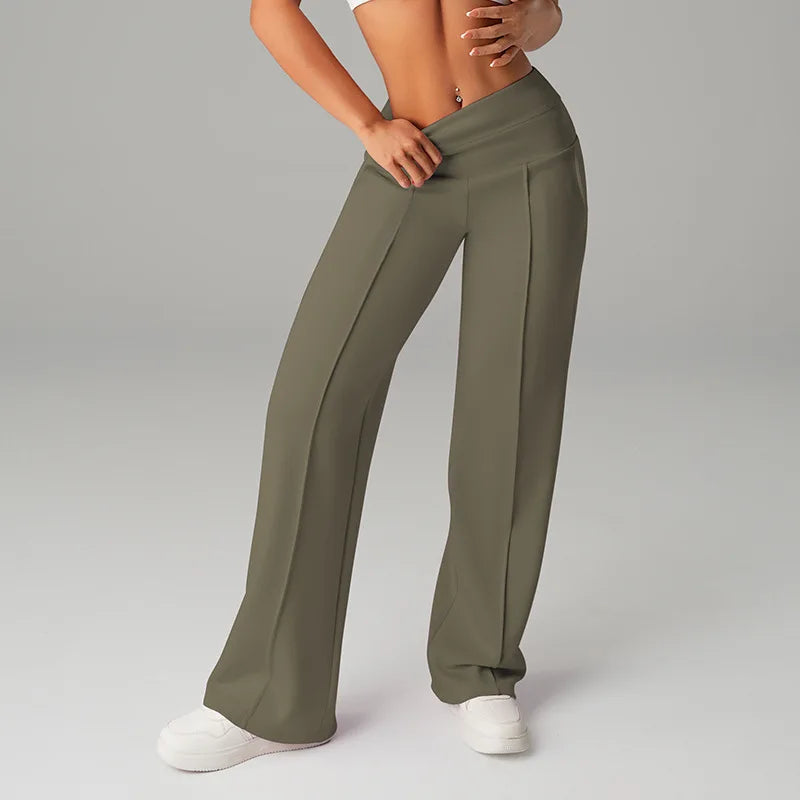 Malka Wide Pocket Pants – Soft Strength and Functional Elegance