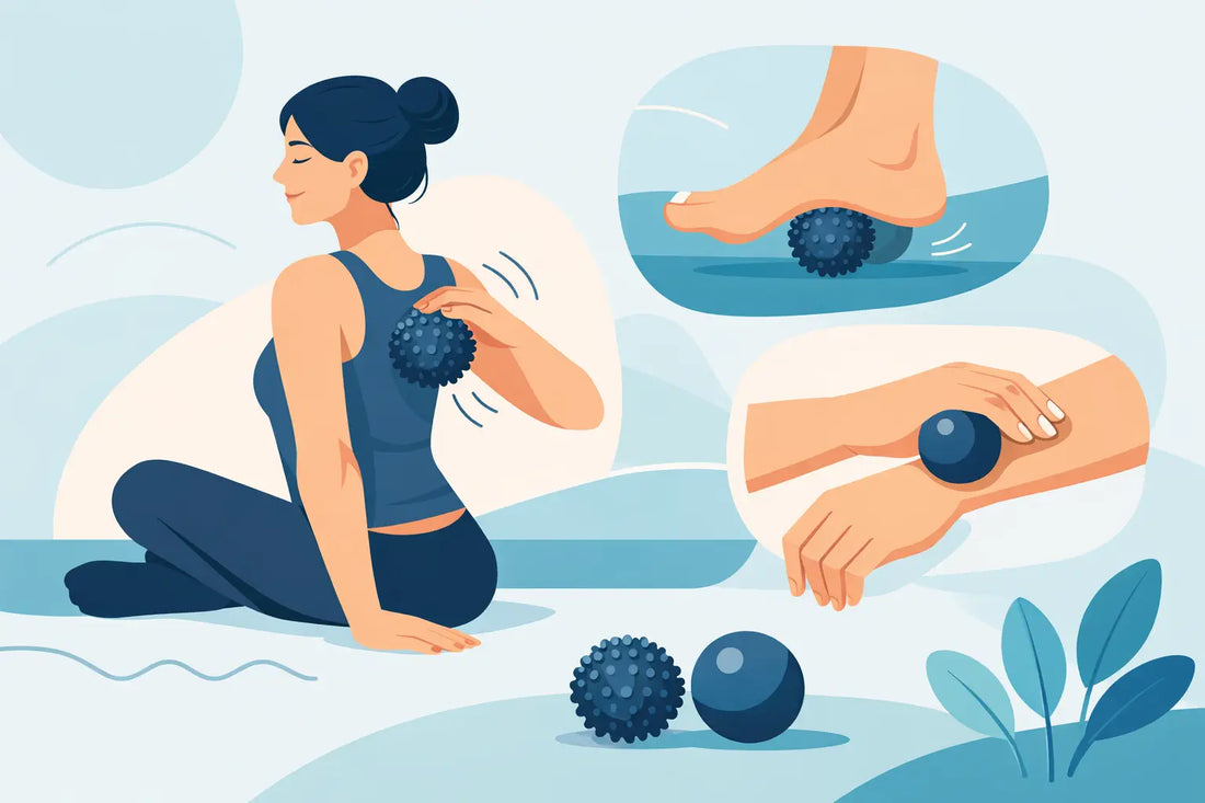 Como usar bola de massagem no dia a dia