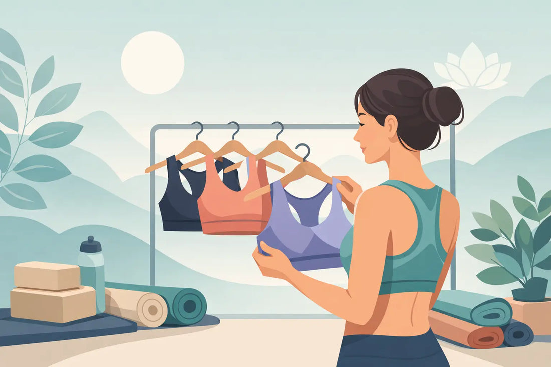 Como escolher um top desportivo para yoga