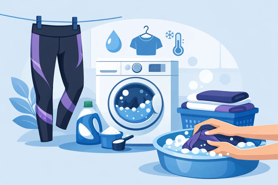 Como lavar leggings desportivas corretamente