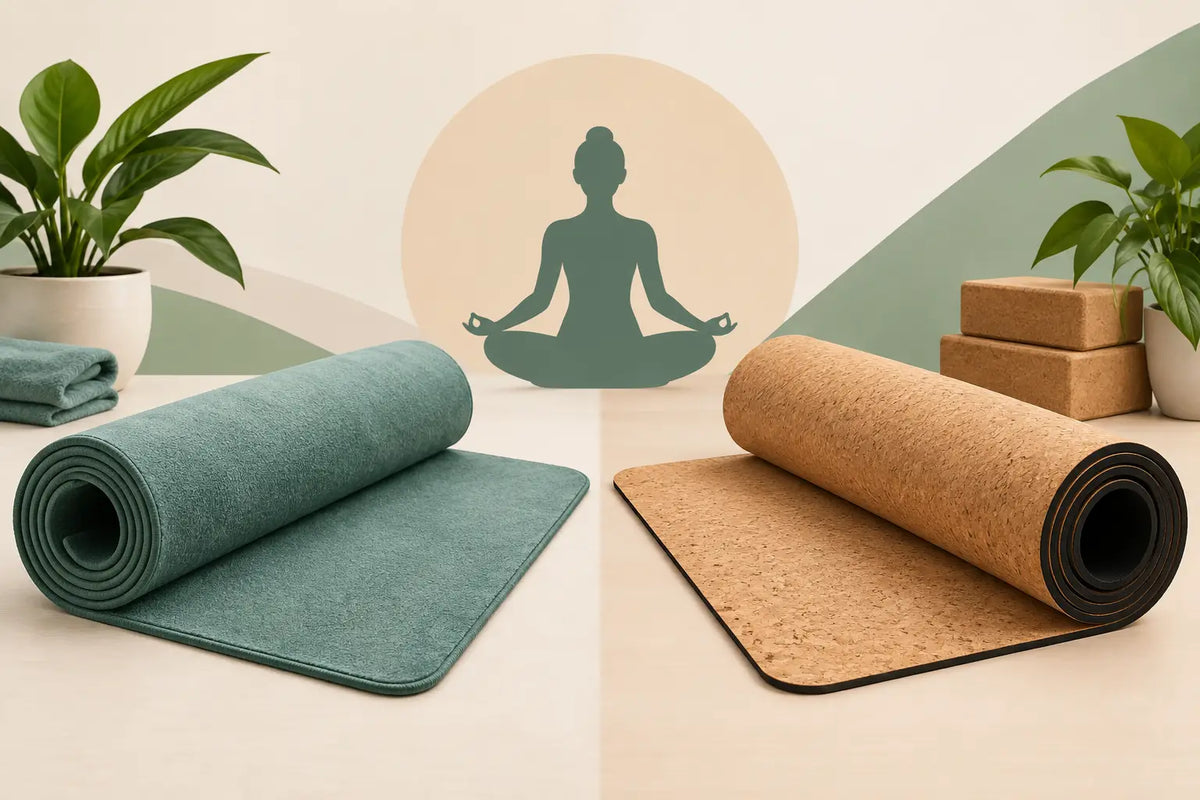 Microfibra vs Cortiça Yoga: Qual Escolher?