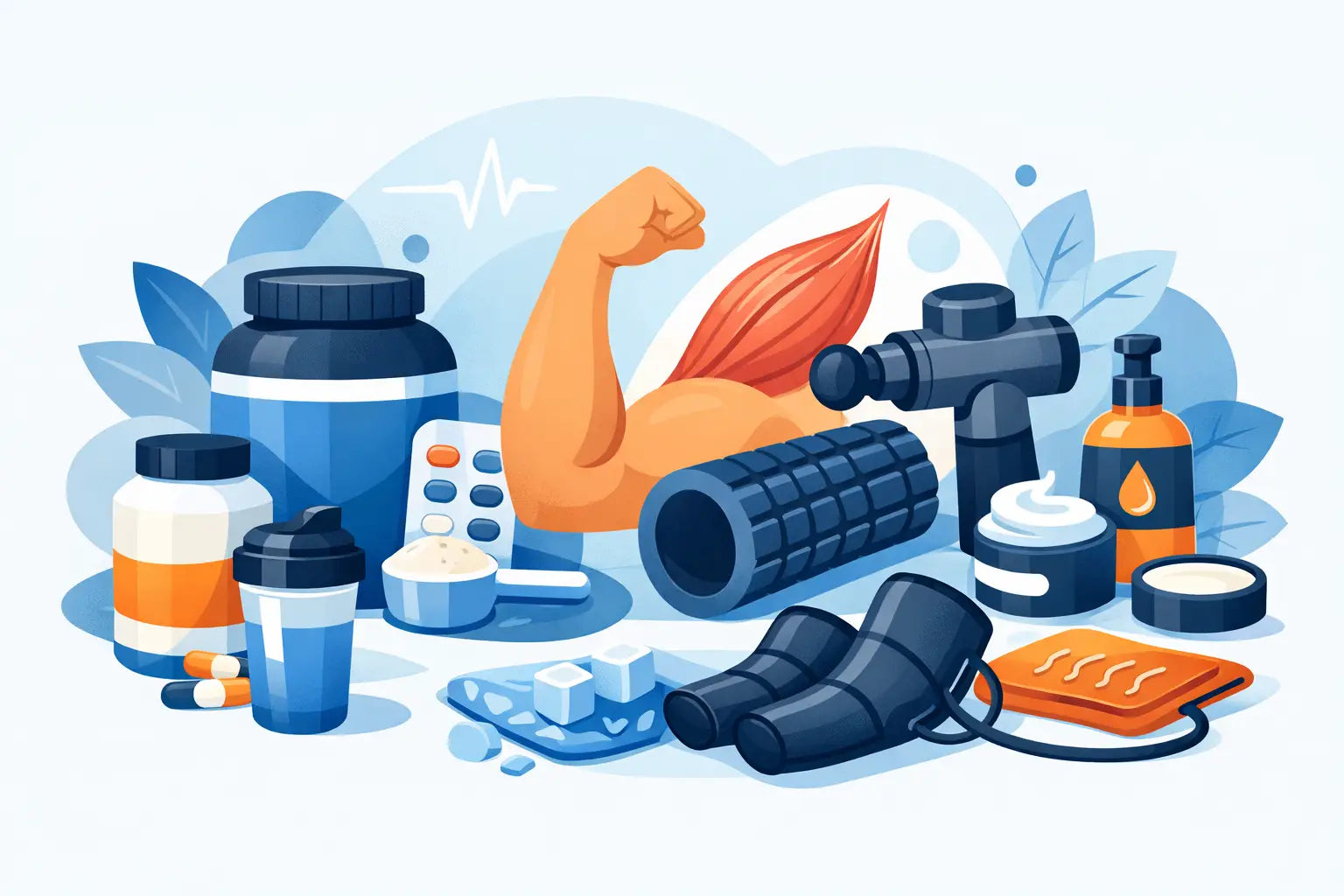 8 melhores produtos para recuperação muscular