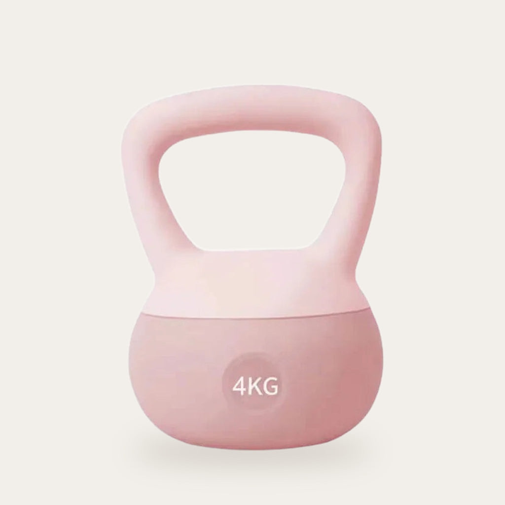 Kettlebell macio rosa 4 kg