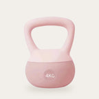 Kettlebell macio rosa 4 kg