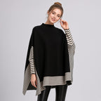 Bhumi – Poncho de Malha, Preto