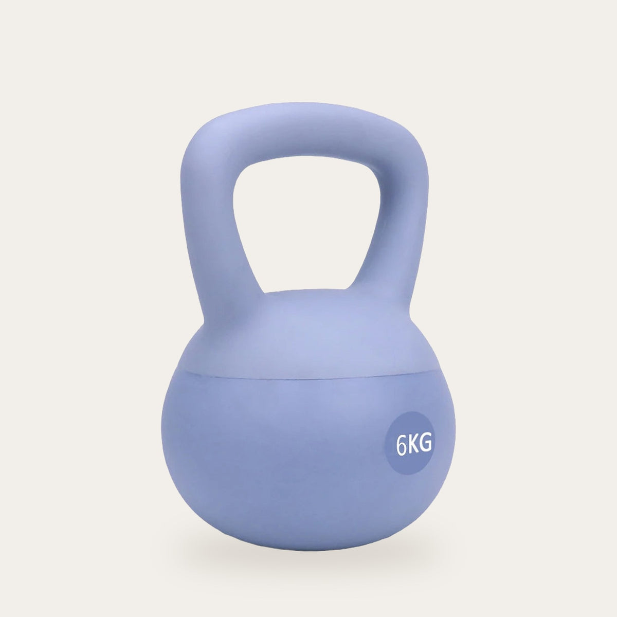 Kettlebell macio azul 6 kg