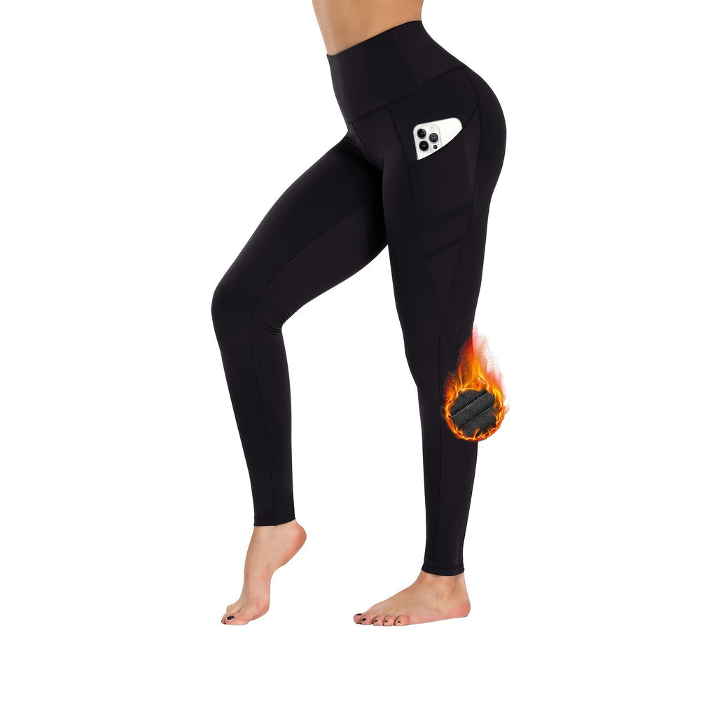 LumiHeat Leggings — Conforto que Irradia Energia – Preto