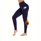 LumiHeat Leggings — Conforto que Irradia Energia – Azul Marinho