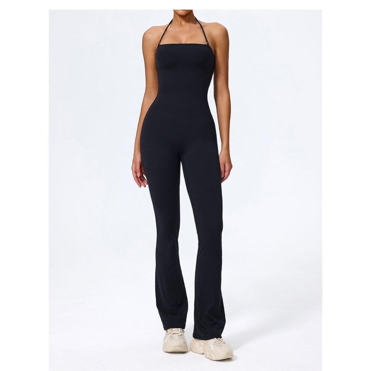 SerenFit Jumpsuit — Beleza e Liberdade na Prática e na Vida – Preto