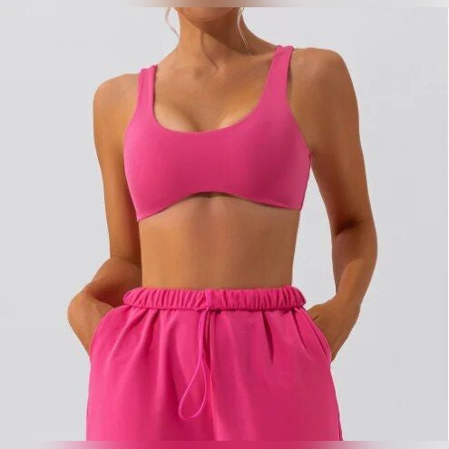 Yaffa Top — Beleza Serena em Movimento Livre – Vermelho Rosa