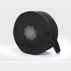 Mochila desportiva Padma Bag preta redonda com mandala – vista do produto