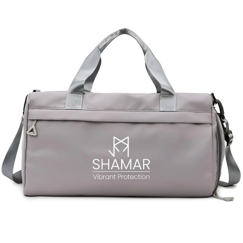 Shamar Flow – Mala de Yoga para Movimento Consciente e Viagens com Propósito – Cinzento