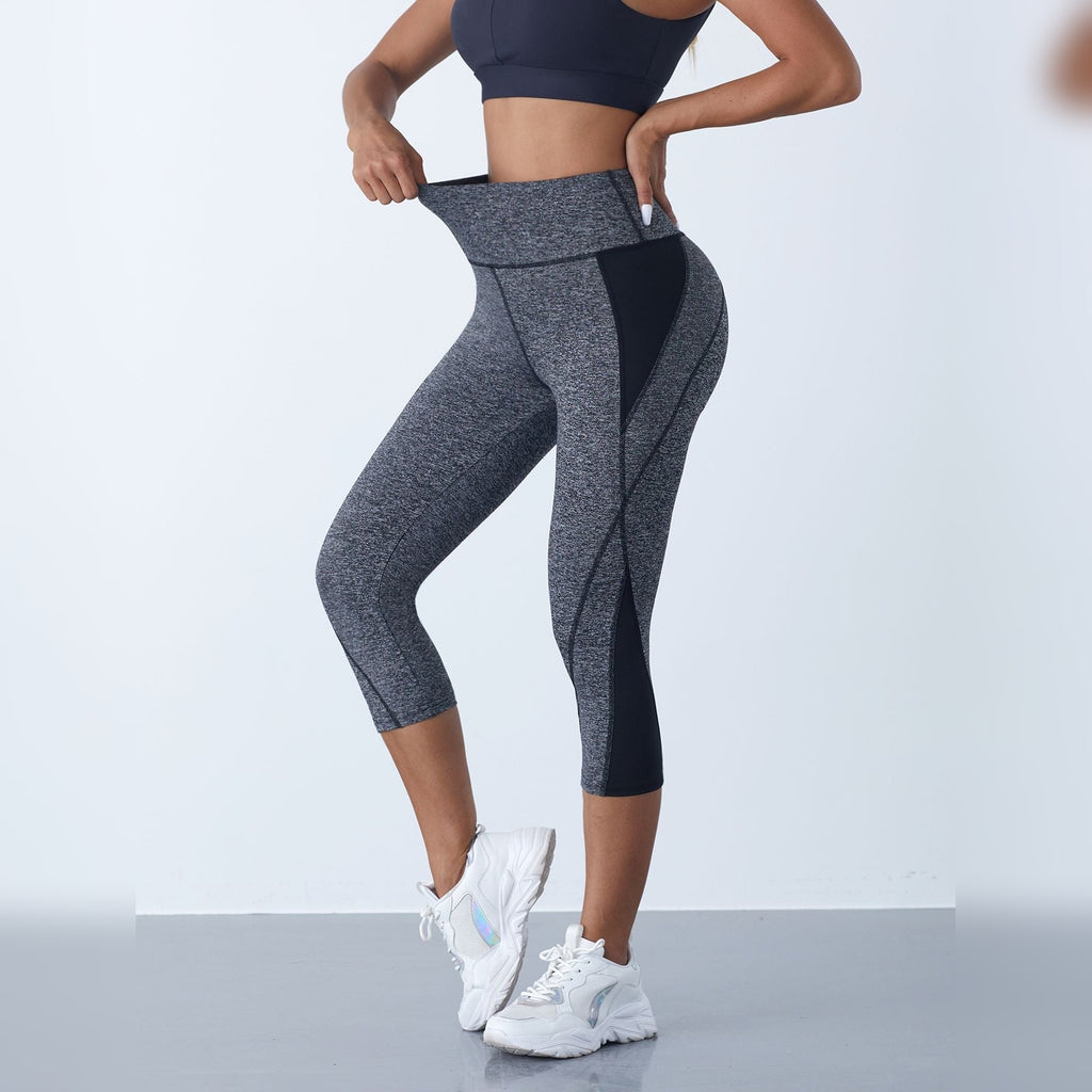 Legging ZenShape – Contorno Natural, Equilíbrio Total – Cinza Mescla