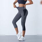 Legging ZenShape – Contorno Natural, Equilíbrio Total – Cinza Mescla