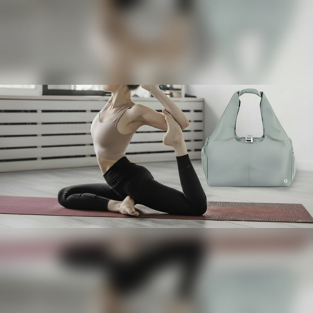 Bolsa Versátil de Yoga com Suporte Ajustável para Tapete e Múltiplos Bolsos | Shamar Yoga