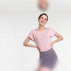 T-Shirt Curta de Yoga | Shamar Yoga