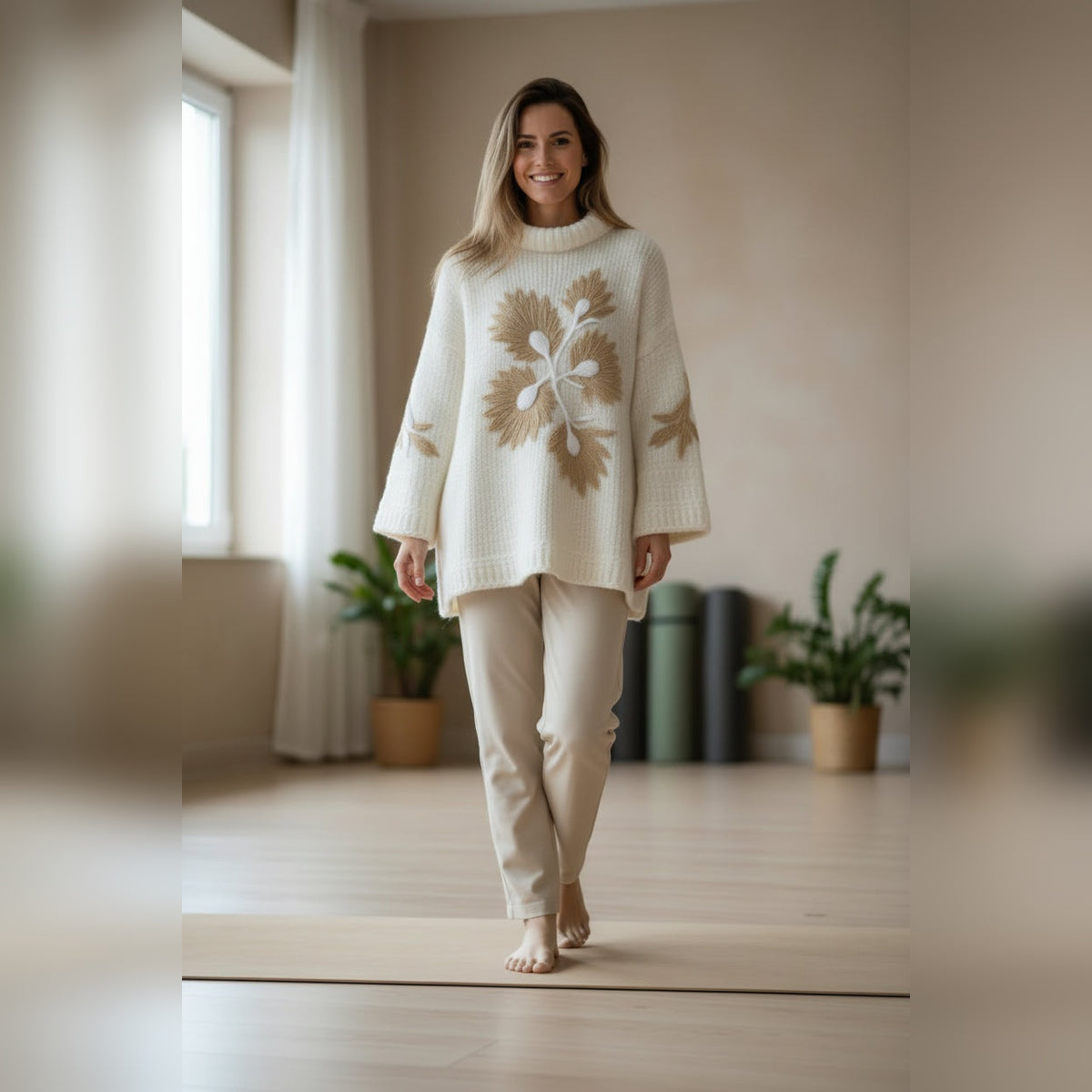 Camisola Padma Soft – Flor que Permanece – Branco