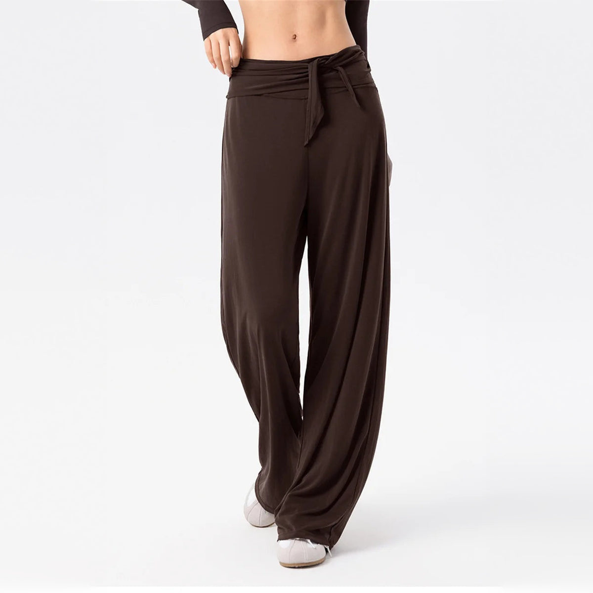 Calças Yoga Flow State – Leveza, Força e Conexão – Preto