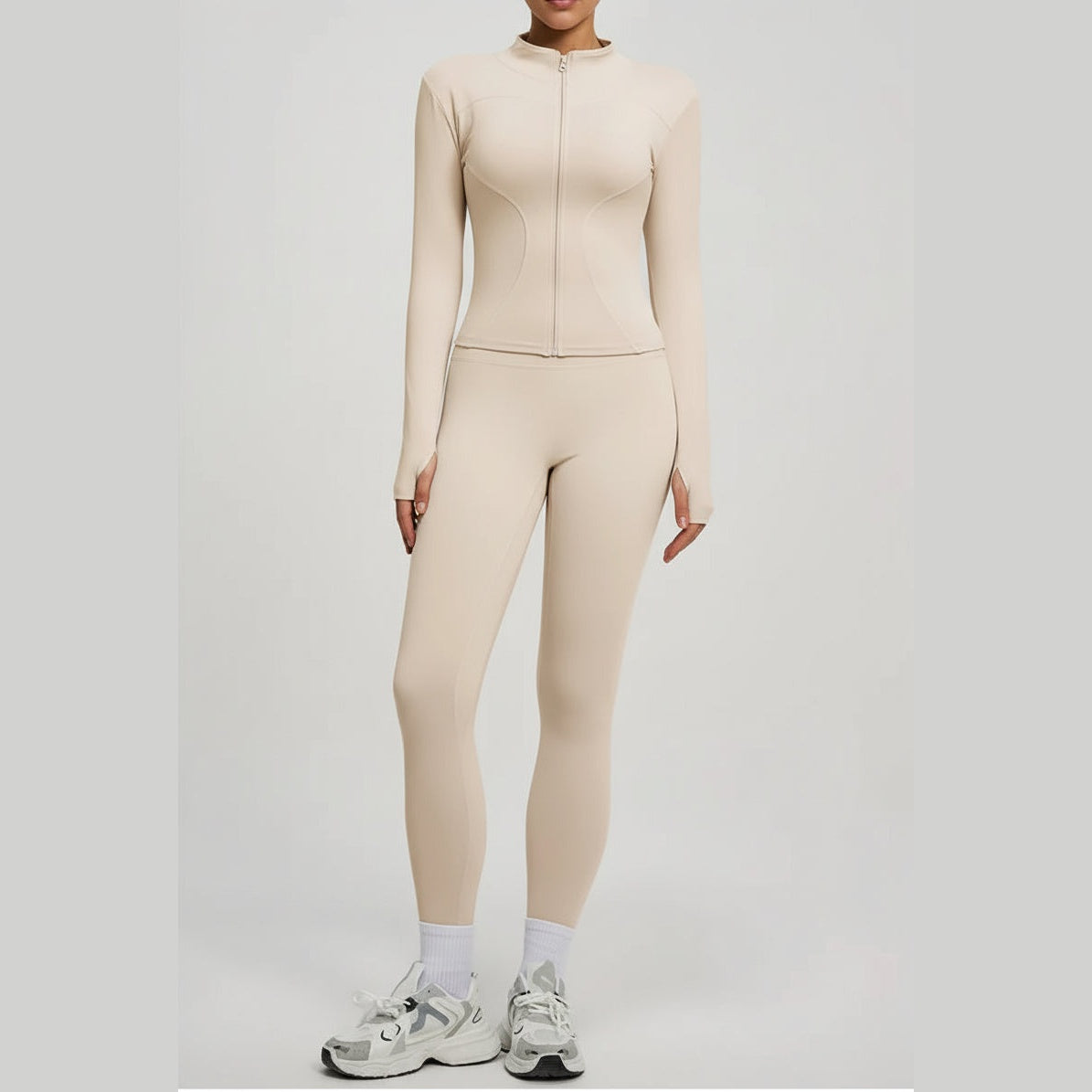 Conjunto Spirit Flow Harmony – Energia Feminina Integrada – Branco Marfim