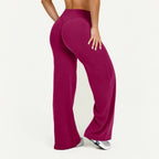 ButterFlow Pants — Suavidade e Movimento Natural – Vermelho Cereja