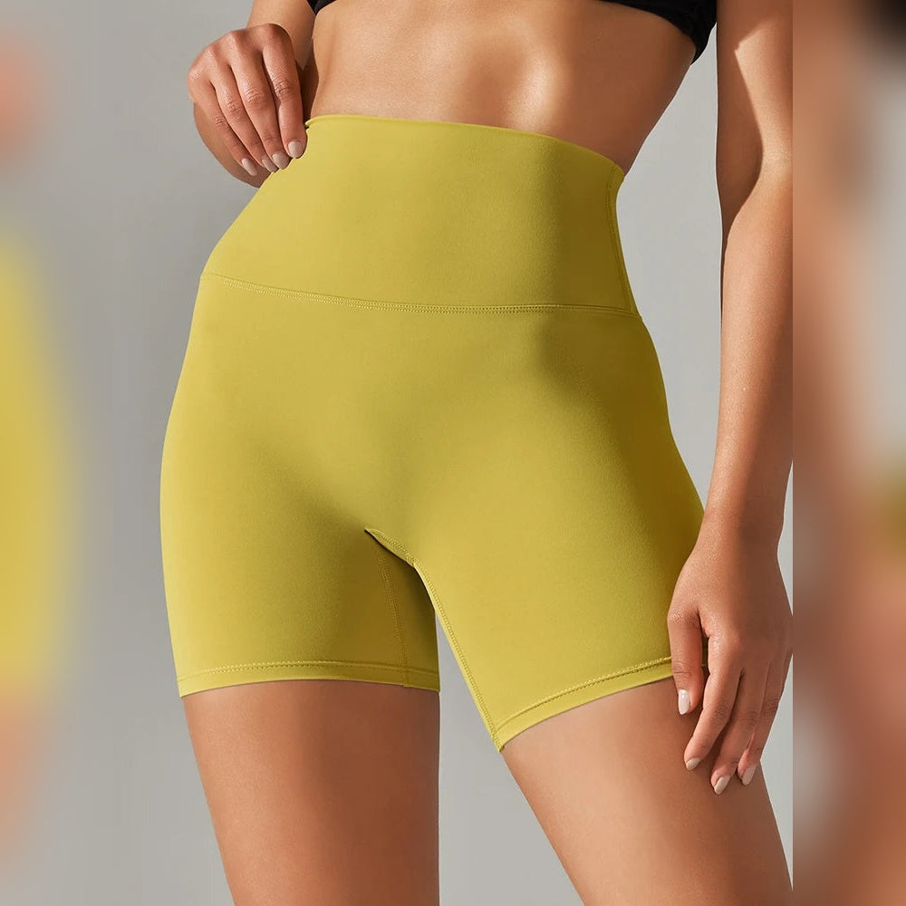 Vita Motion Shorts — Corpo em Ação – Amarelo Mostarda