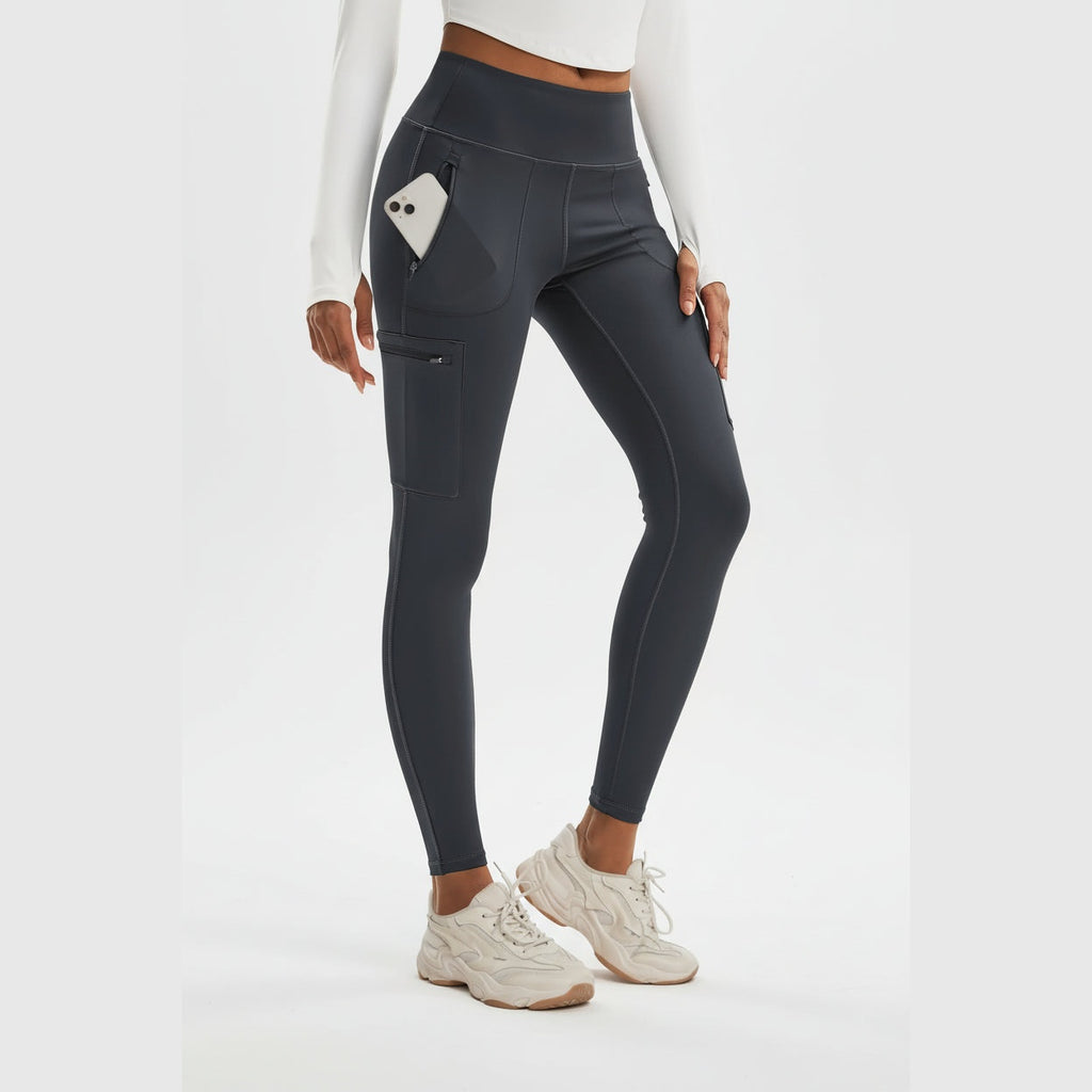 Leggings Inner Path Cargo – Caminhar com Confiança – Cinza Escuro