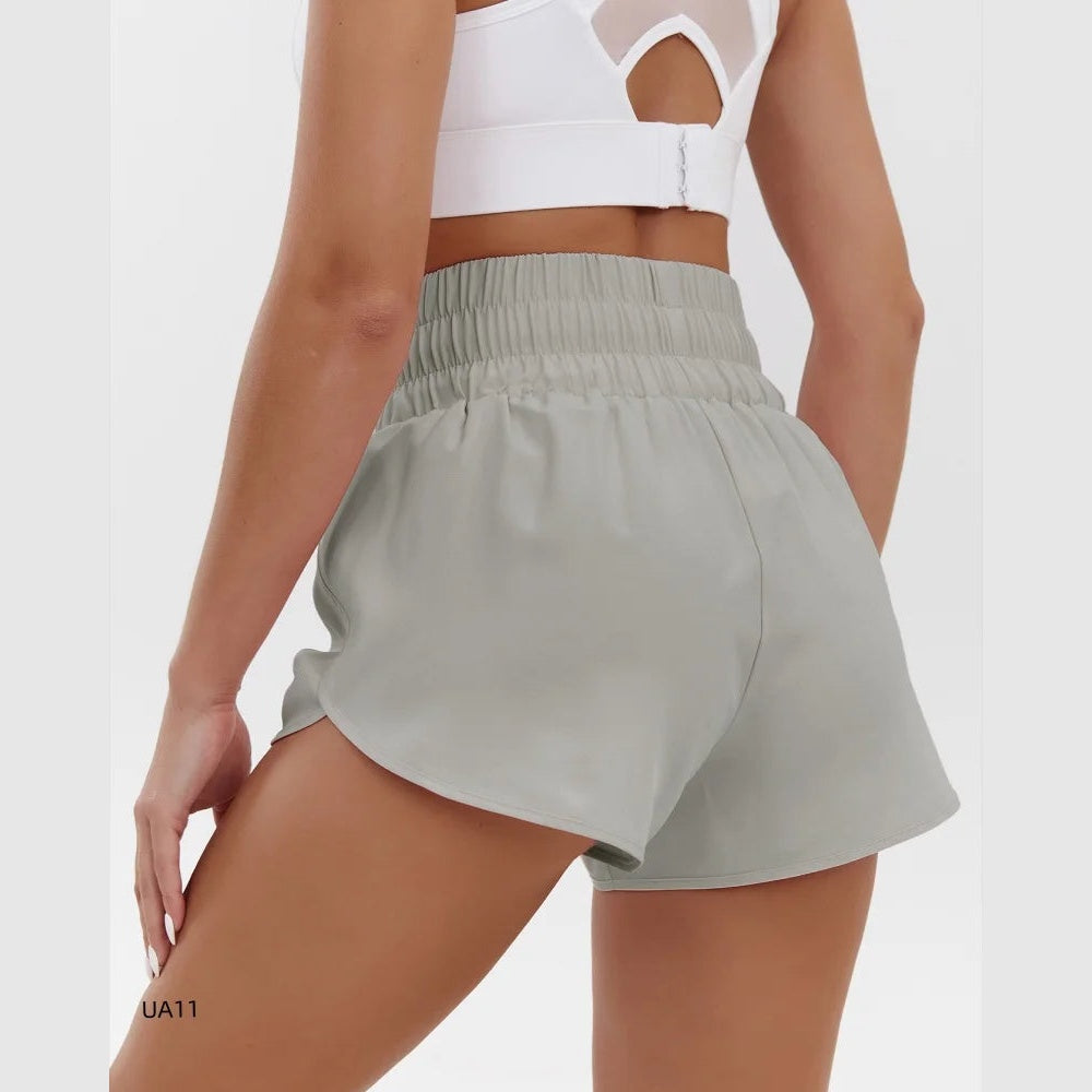 Zaya Flow Shorts – Liberdade e Movimento Natural – Cinzento Claro