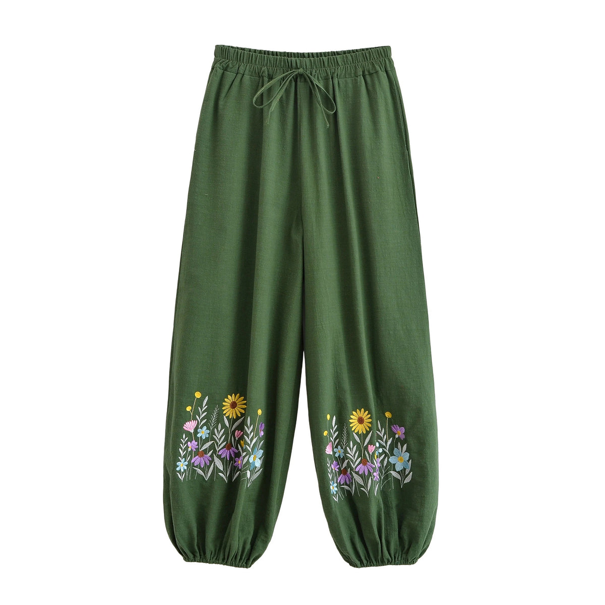 Wildflower Flow Pants – Liberdade e Feminilidade – Verde 2