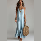 Ananda Breeze Dress – Leveza e Serenidade – Azul Claro