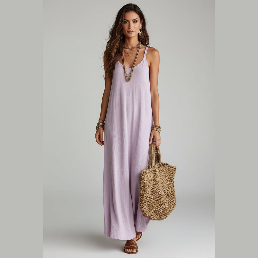 Ananda Breeze Dress – Leveza e Serenidade – Roxo Claro