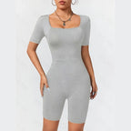 Devi Sculpt Jumpsuit – Força e Silhueta – Cinzento