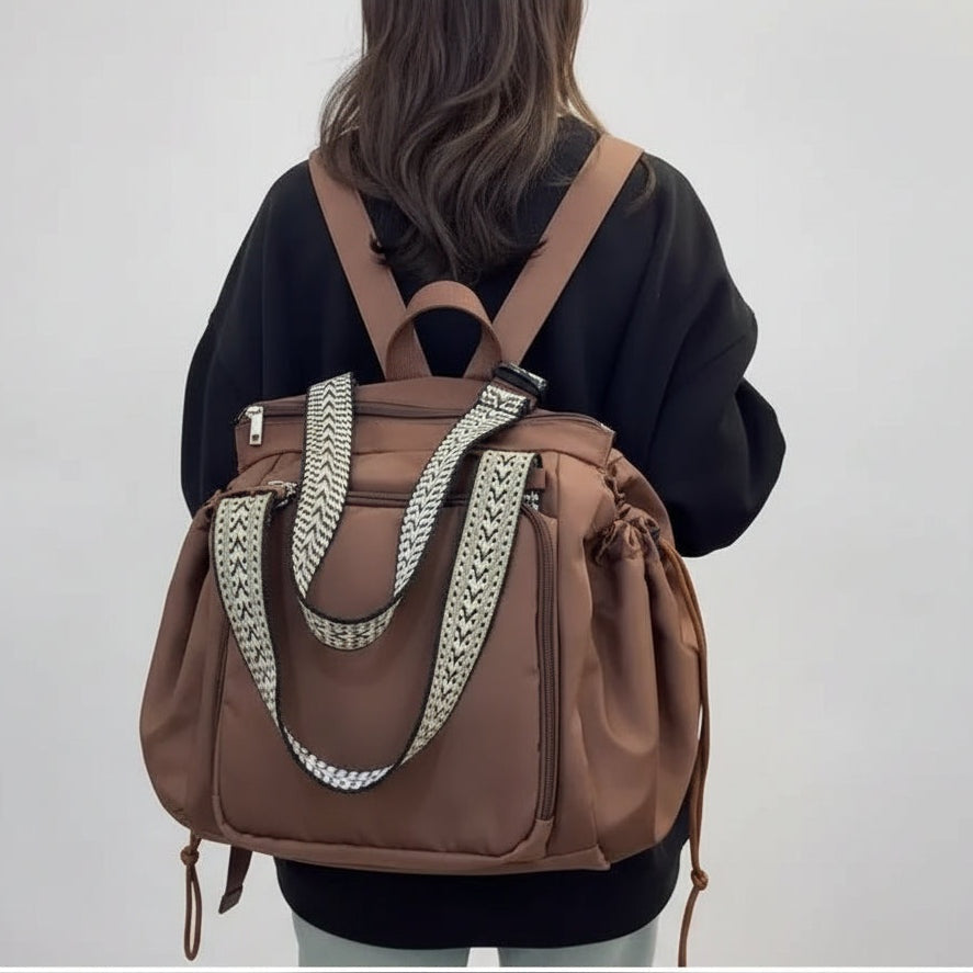 Mochila Multifuncional Feminina Shakti Life – Castanho