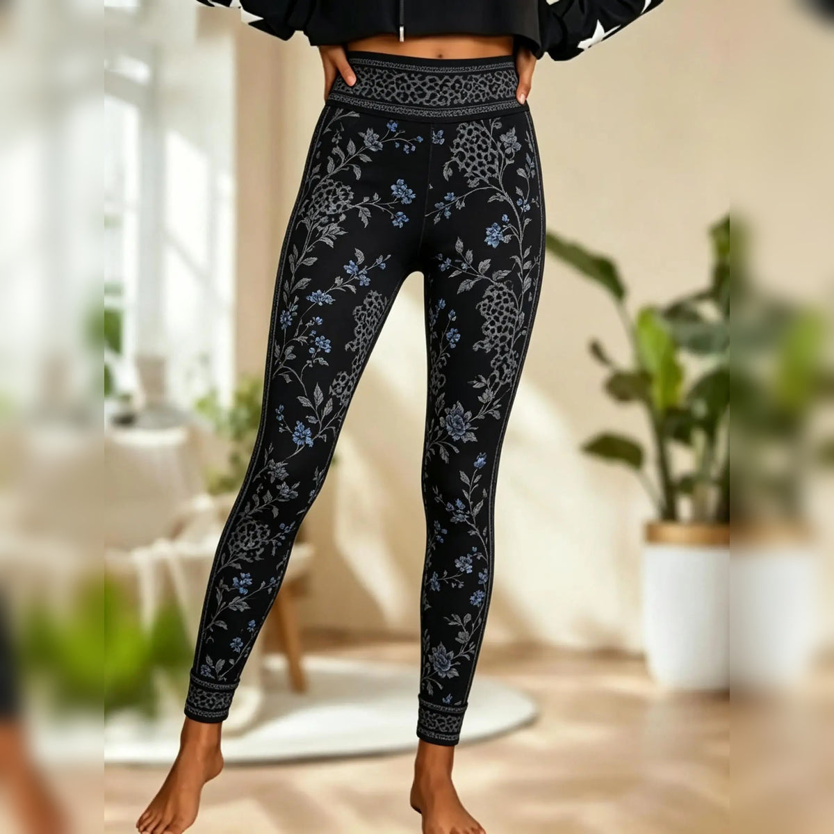 Leggings de Yoga Boho Spirit – estampado boémio, vista 9