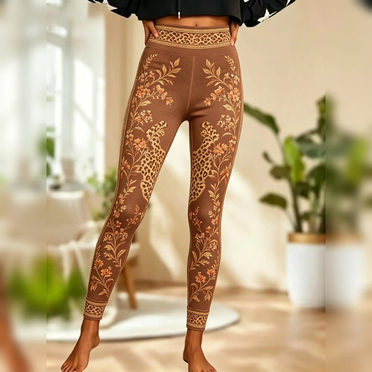 Leggings de Yoga Boho Spirit – estampado boémio, vista 12