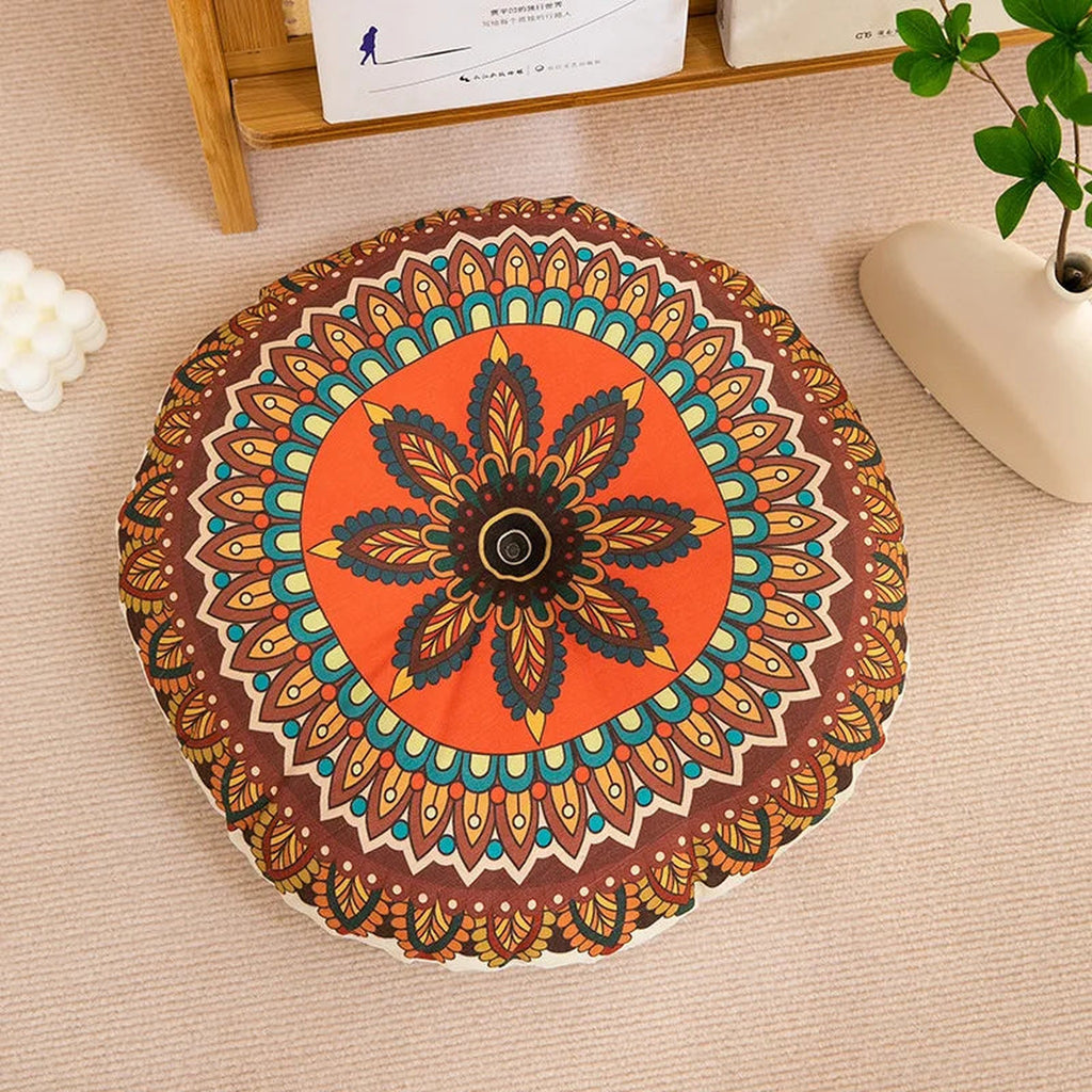 Almofada de meditação Shlama Rest da Shamar com mandala terracota