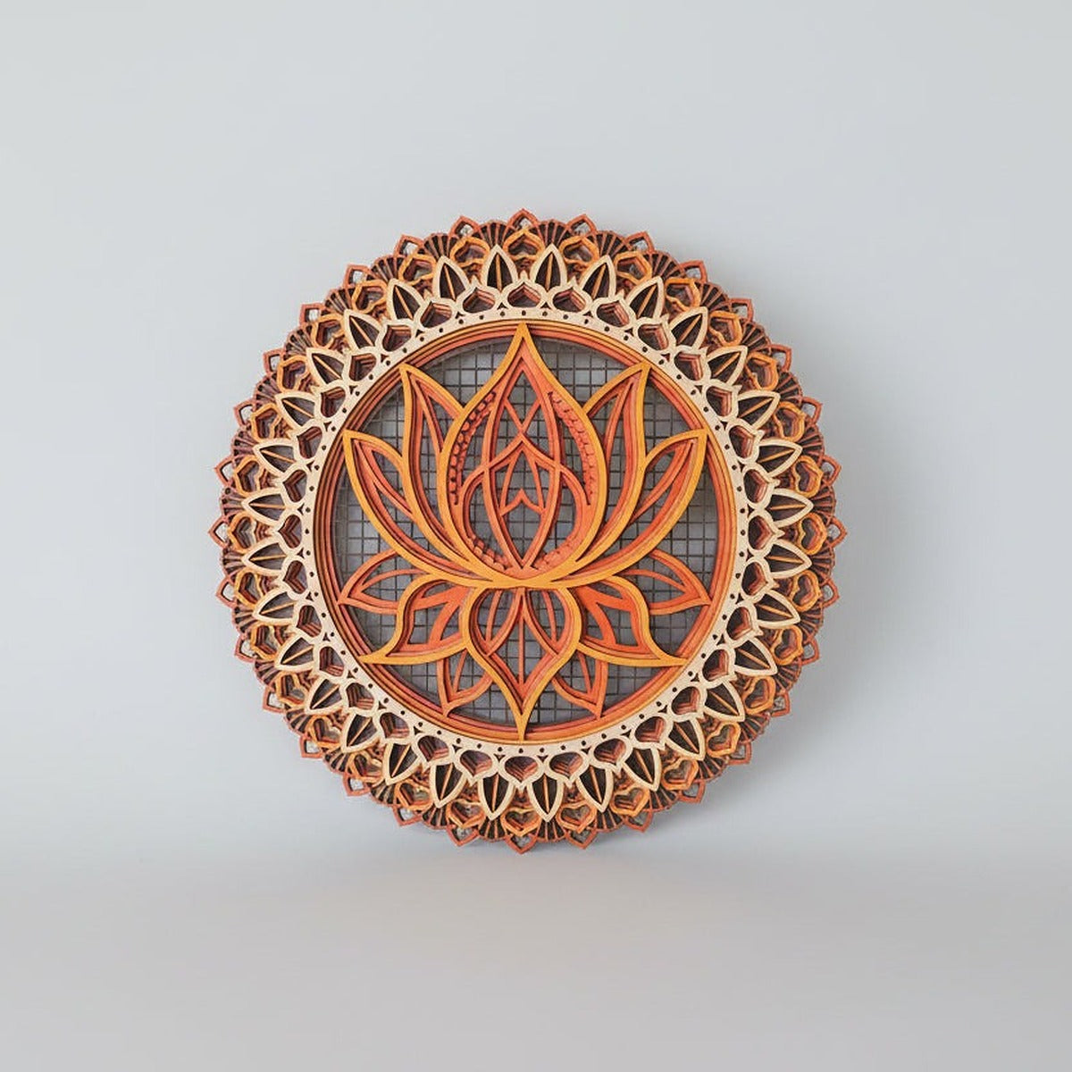 Mandala Lotus — Arte em Madeira 3D para Transformar o Teu Espaço – capa em estúdio
