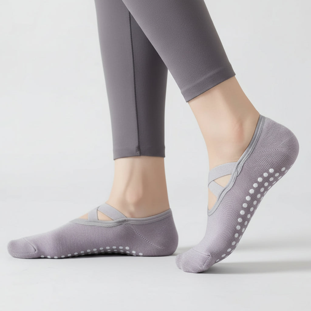 Calcetines de yoga y pilates antideslizantes para mujer