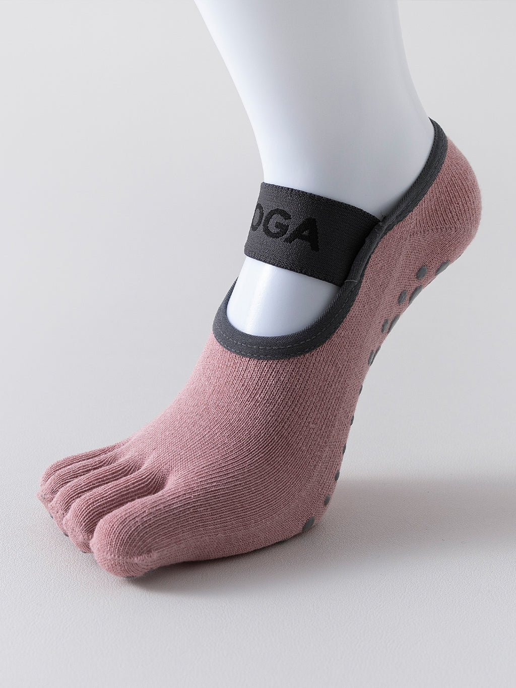 Calcetines de yoga de cinco dedos para mujer
