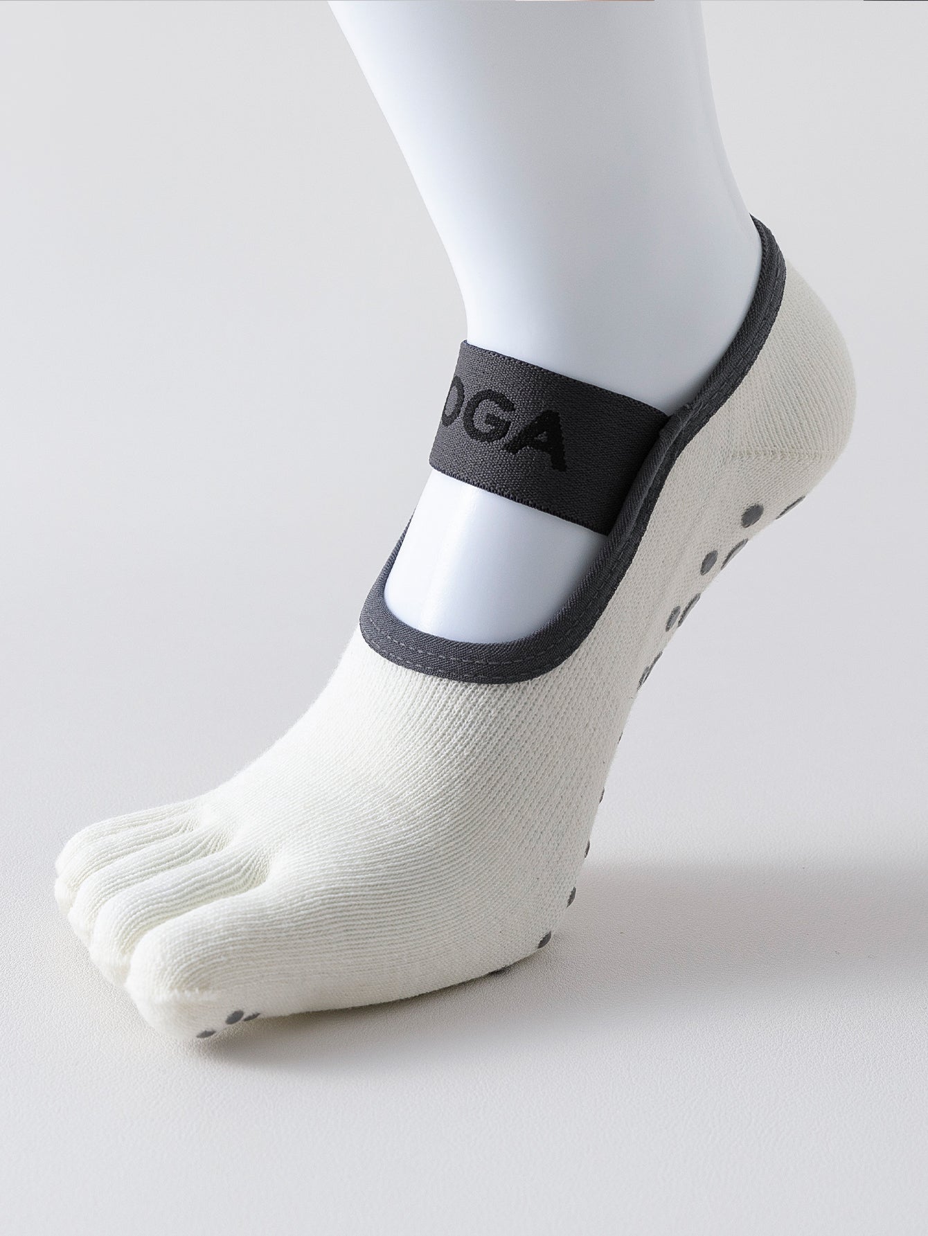 Calcetines de yoga de cinco dedos para mujer