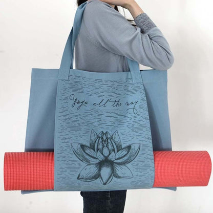 Bolsa para Tapete de Yoga em Algodão Canvas