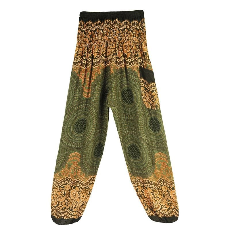 Pantalones Hippie Boho Sueltos de Mujer para Yoga