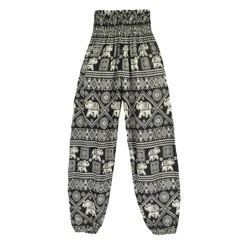 Pantalones Hippie Boho Sueltos de Mujer para Yoga