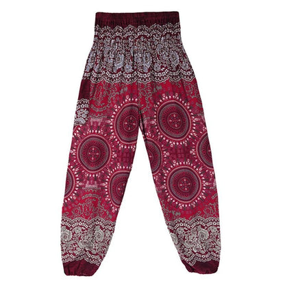 Women's Hippie Boho Loose Yoga Pants