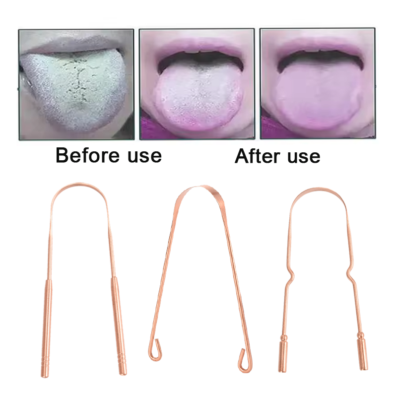 High Quality Copper Tongue Scrapers