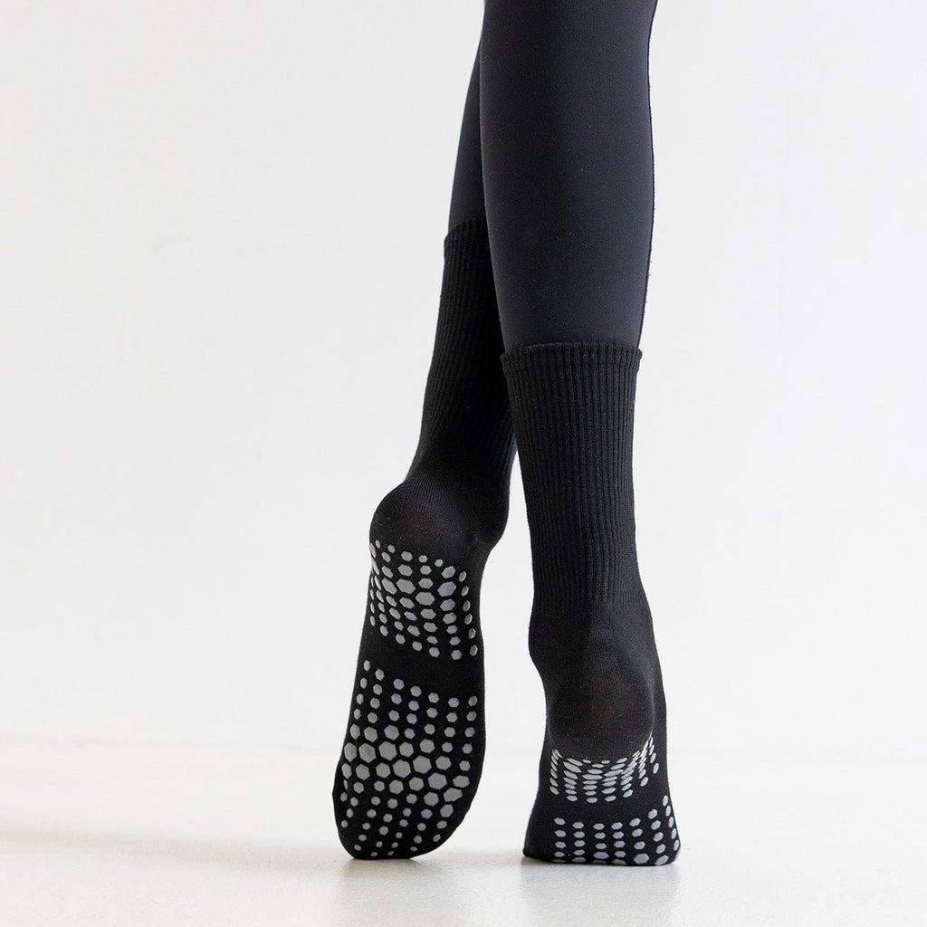 Women's Non-Slip Yoga Socks with Cotton Grip - 5 pairs