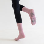 Women's Non-Slip Yoga Socks with Cotton Grip - 5 pairs