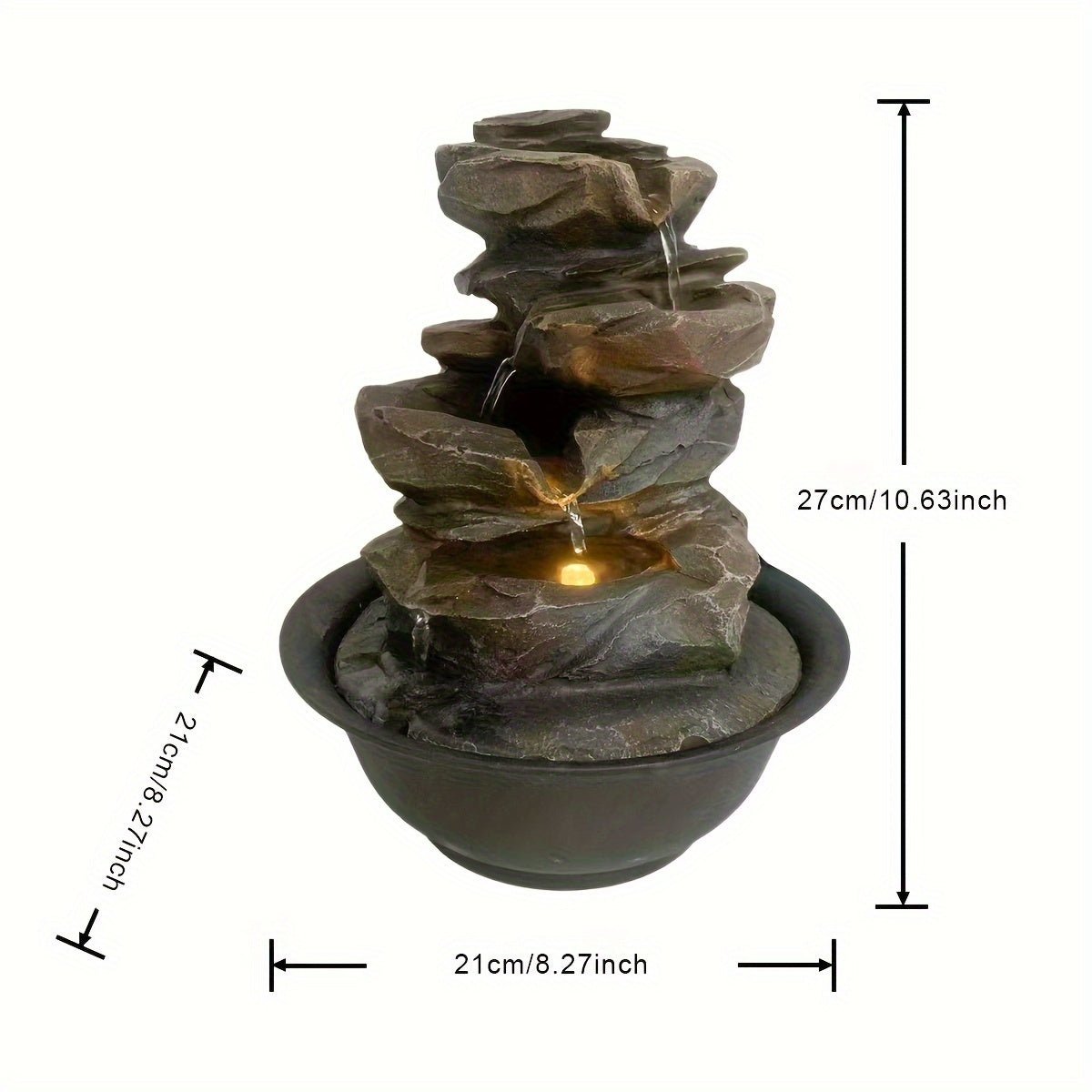 Fuente de Agua Feng Shui para Interiores
