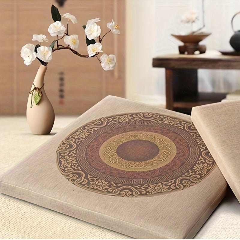 Cojín Tradicional de Tatami para Meditación
