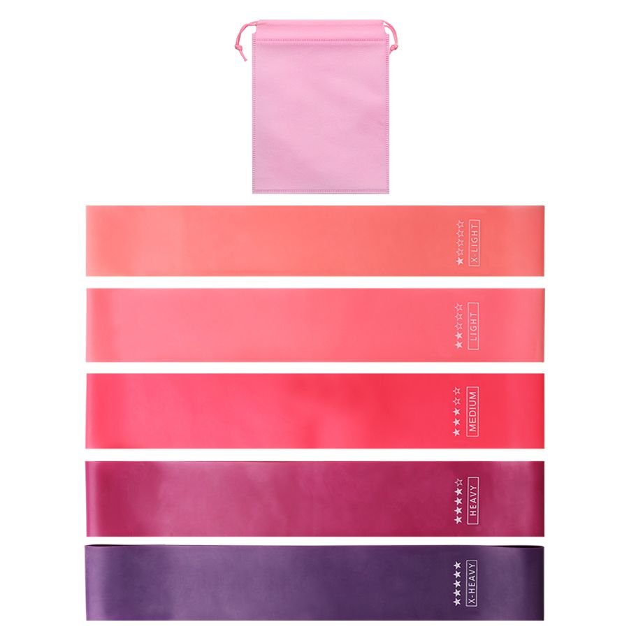 Faixas de Resistência Elásticas para Treino em Casa