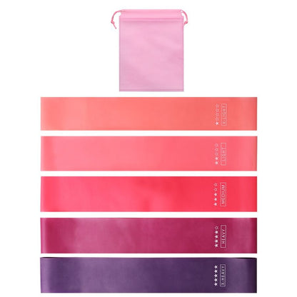 Faixas de Resistência Elásticas para Treino em Casa